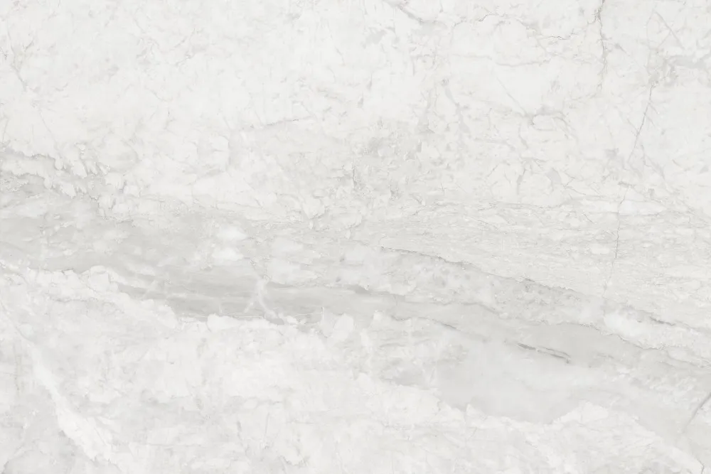 Superficie in marmo bianco con venature chiare Superficie in marmo bianco con venature chiare