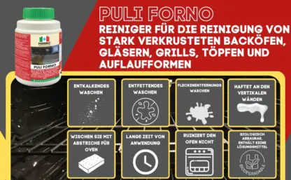 Entkalkungsgel für Backöfen und Grills